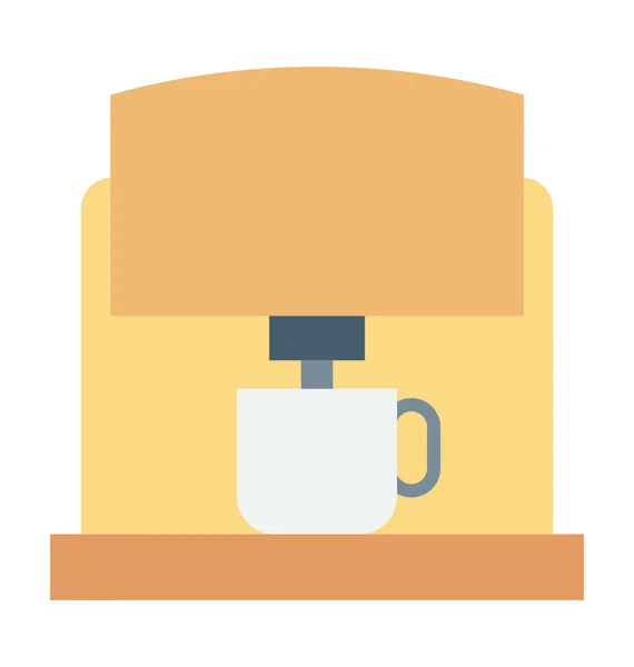 Kaffeemaschinen Vektorsymbol — Stockvektor