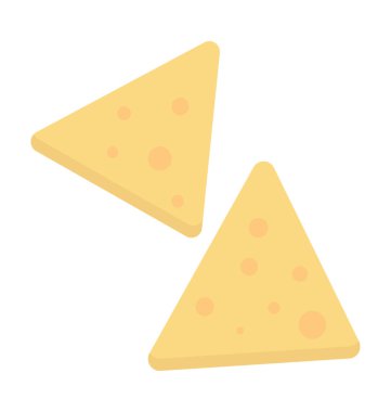 Mısır cipsi vektör simgesi