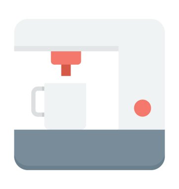 kahve makinesi vektör simgesi