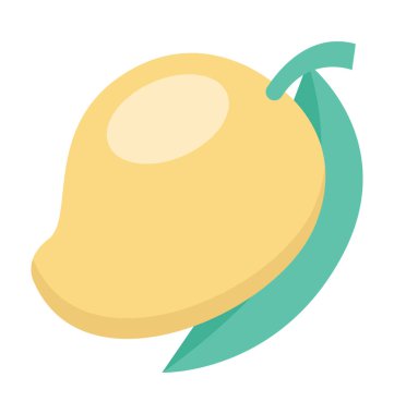 Mango renkli vektör simgesi