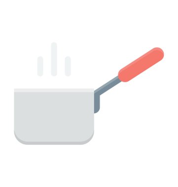 Pişirme Pan vektör simgesi