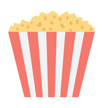 Pop corn vektör simgesi