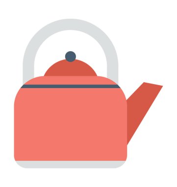 Çaydanlık vektör simgesi