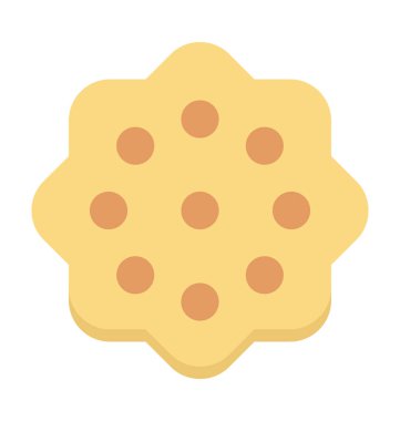 Tanımlama bilgisi renkli vektör simgesi