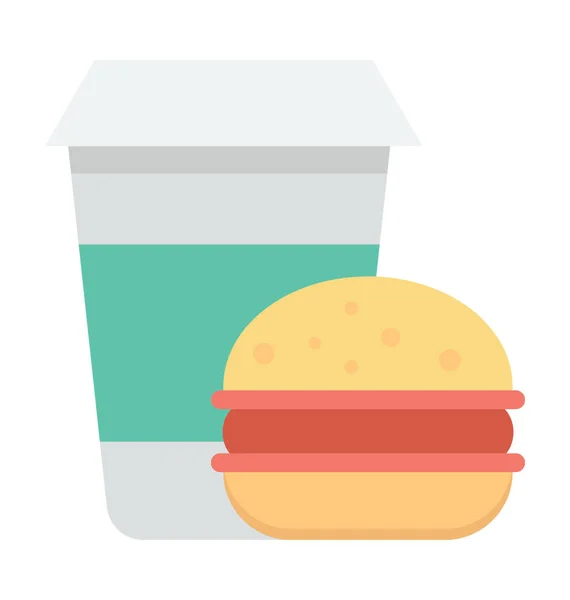 Fast Food Vector Icon — Stock Vector