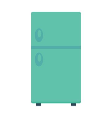 Buzdolabı renkli vektör simgesi