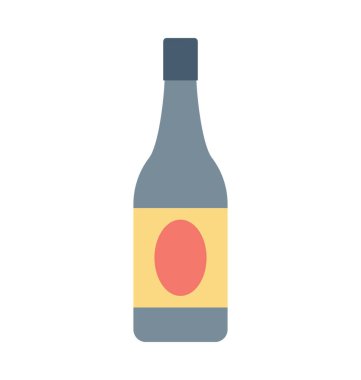 Şampanya renkli vektör simgesi