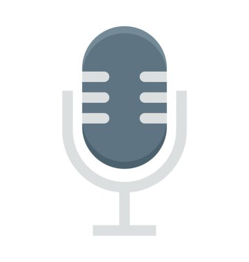 Mikro telefon vektör simgesi