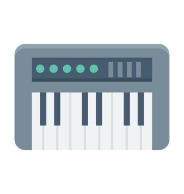 piyano klavyesi vektör simgesi