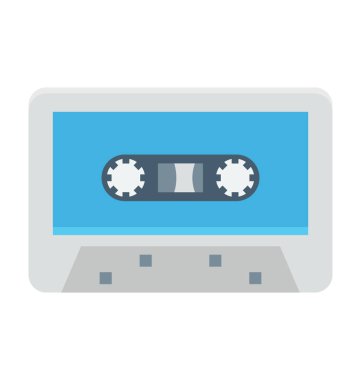 Ses kaset vektör simgesi