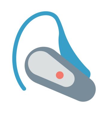 Bluetooth kulaklık vektör simgesi