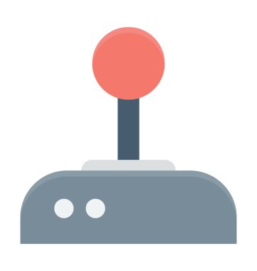 Oyun çubuğu renkli vektör simgesi