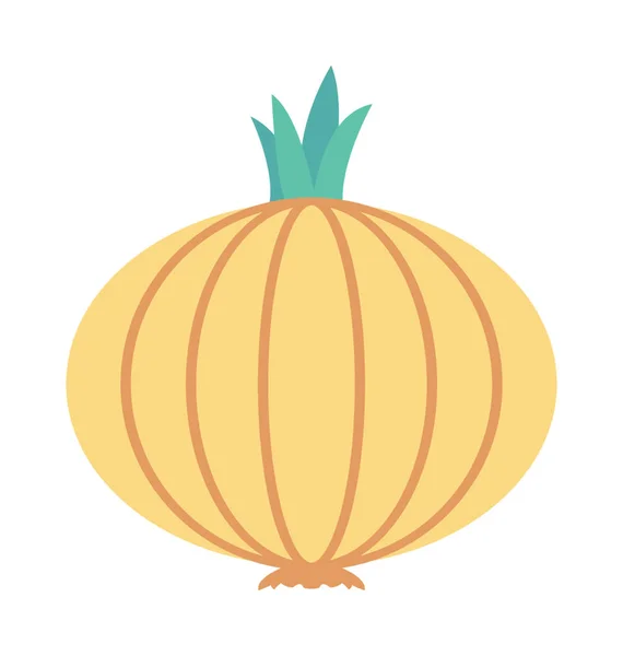 Onion Colored Vector Icon — Stock Vector