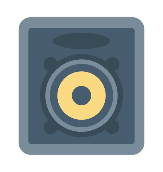 Altavoz Color Vector Icono — Vector de stock