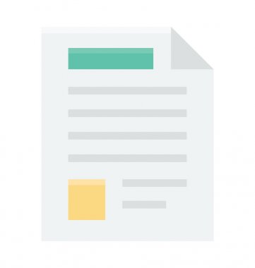  Belge vektör simgesi