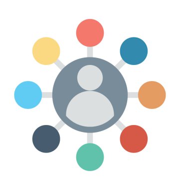  affiliate pazarlama vektör simgesi