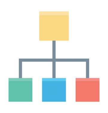  hiyerarşi vektör simgesi