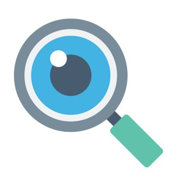  Büyüteç vektör simgesi