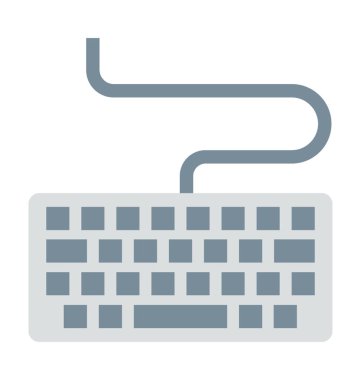  bilgisayar klavye vektör simgesi