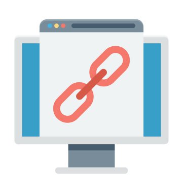  Geri bağlantısı vektör simgesi