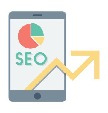  Mobil seo vektör simgesi