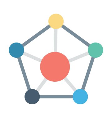  Sosyal ağ vektör simgesi