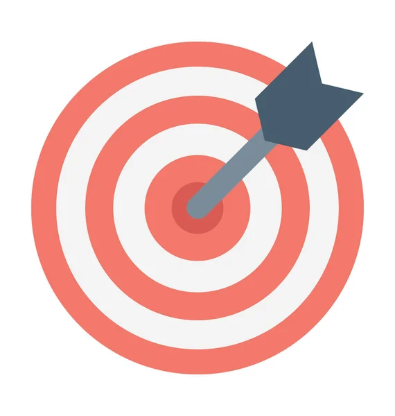 Target Vector Icon — Stock Vector