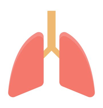  Akciğerler Vektör Simgesi