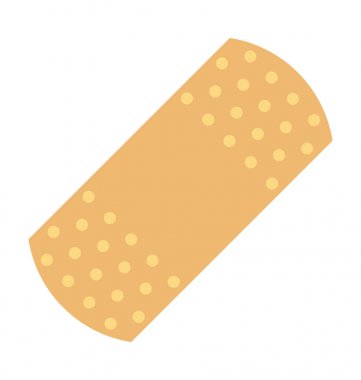  Bandaj vektör simgesi