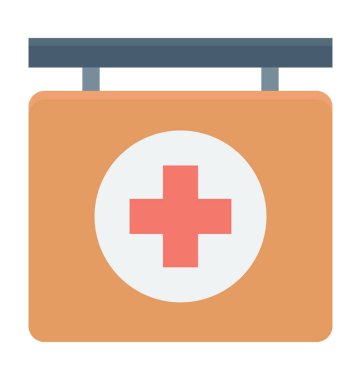  Hastane İmza Vektörü Simgesi