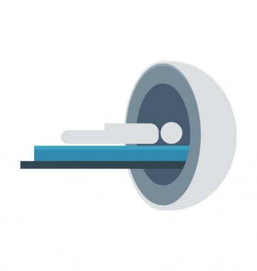  CT taraması vektör simgesi