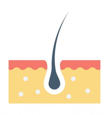  Dermatoloji vektör simgesi