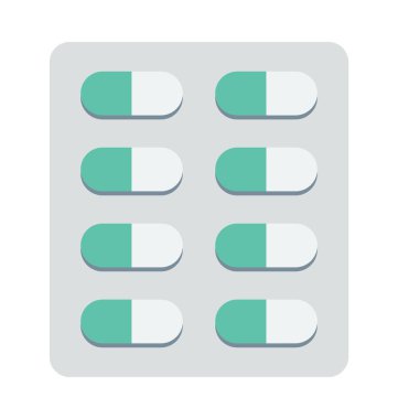  Hapları şerit vektör simgesi