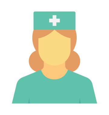  Hemşire Vektör Simgesi