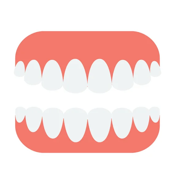 Teeth Vector Icon — Stock Vector