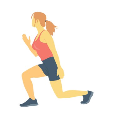  Atlet vektör simgesi