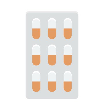  Hapları şerit vektör simgesi