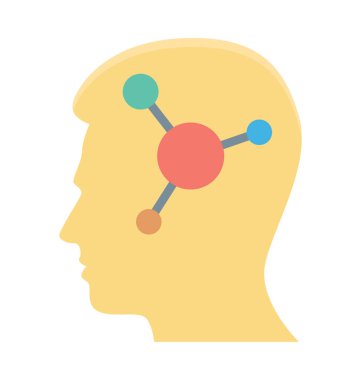  İnsan baş vektör simgesi