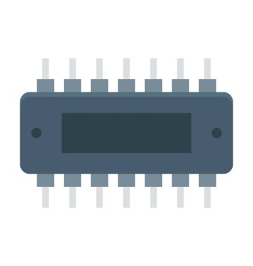  Entegre devre vektör simgesi