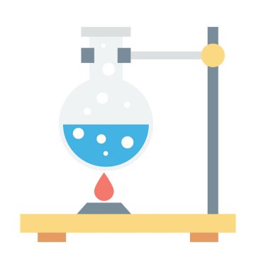  Laboratuvar Deney vektör simgesi