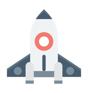  Roket vektör simgesi