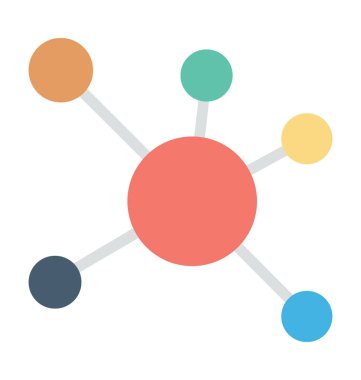  Atom vektör simgesi