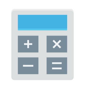  Hesap makinesi vektör simgesi