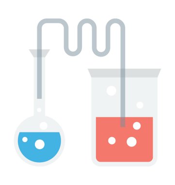  Laboratuvar Deney vektör simgesi