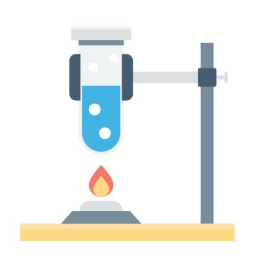  test tüp vektör simgesi