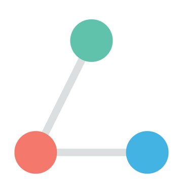  Atom vektör simgesi