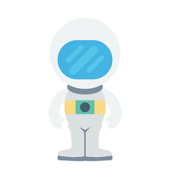 Astronauta icono de vector — Vector de stock