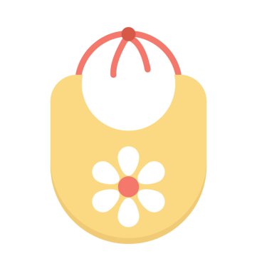  Bebek önlüğü vektör simgesi