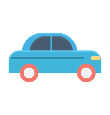  Oyuncak araba vektör simgesi