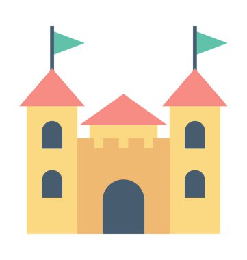  Sirk ev vektör simgesi